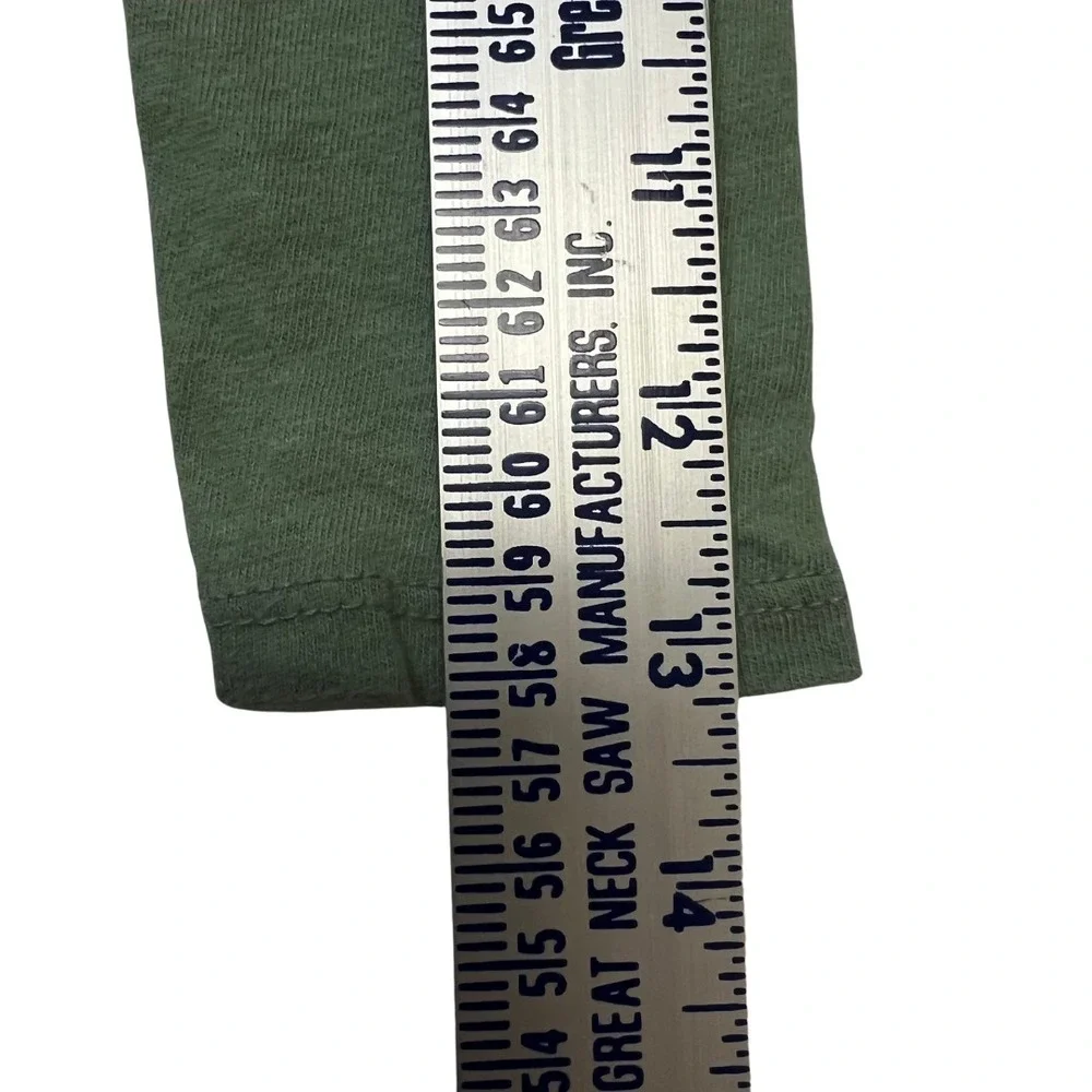 Old Navy Girls Long Sleeve Tee 4T Rainbow Bird Graphic Olive Green Cotton‎